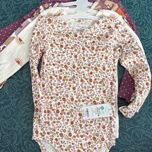 Carter's Multicolor Floral Long Sleeve Onesie